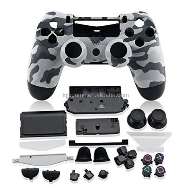 Replacement Shell with Buttons Controller Camouflage Cover Mod Kit buttons For PS4 Controller Gamepad Full Housing Shell Case