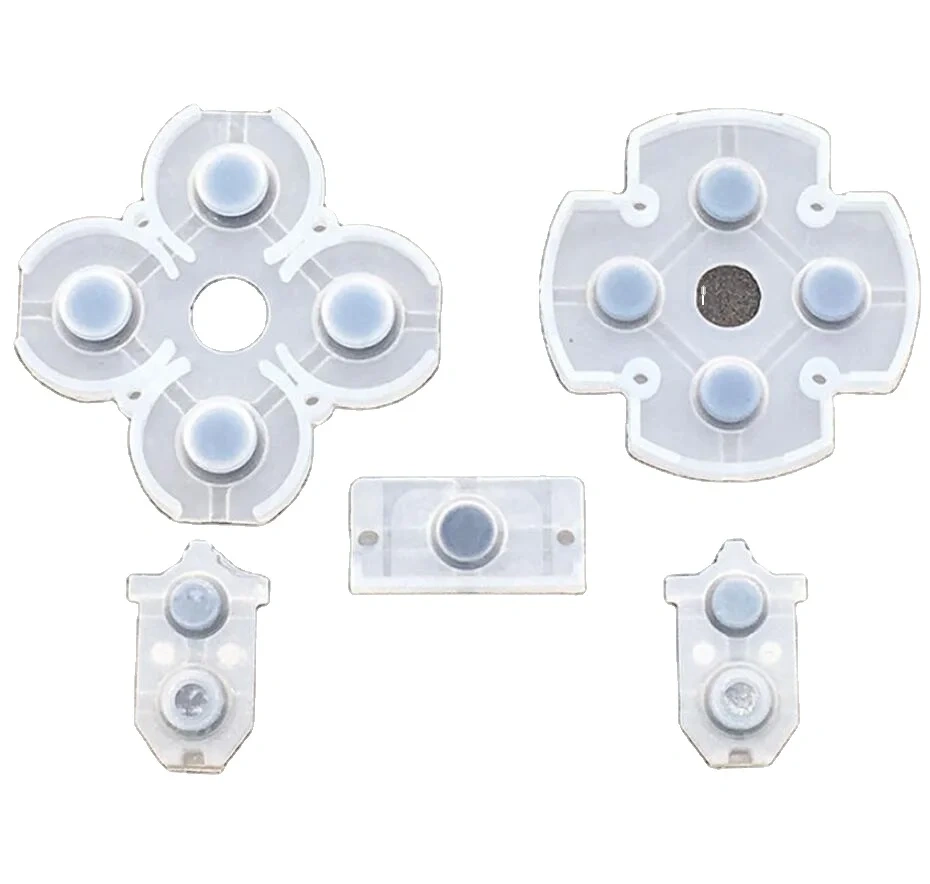 Conductive Rubber Button Pad For Play Station 4 Soft Silicone JDS-030 For PS4 Controller JDM-030 New Version Rubber Button