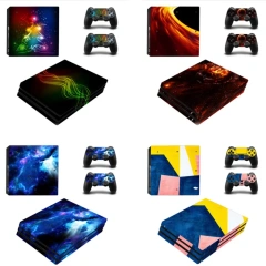 Colourful Cover Sticker Decals for PS4 Vinyl Skin Stickers  for Play Station 4 and 2 Controller Skins For PS4