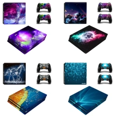 Colourful Cover Sticker Decals for PS4 Vinyl Skin Stickers  for Play Station 4 and 2 Controller Skins For PS4