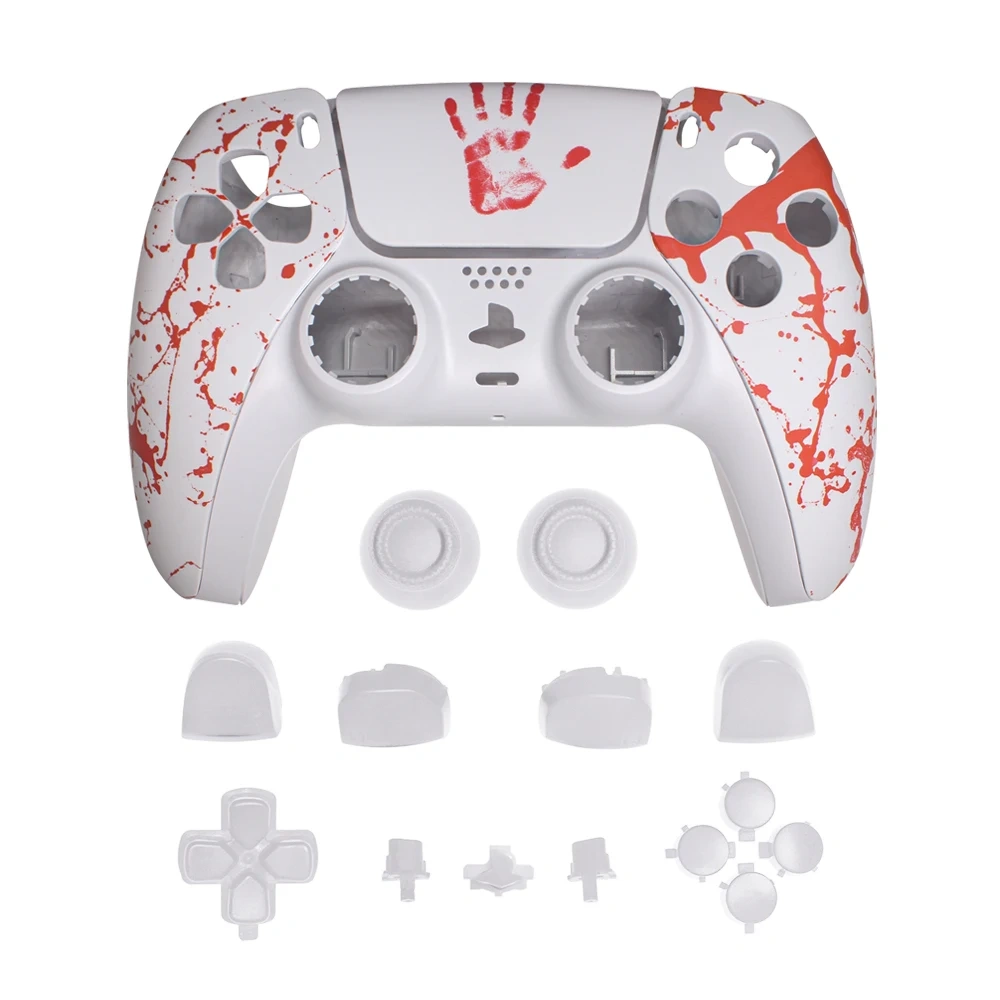 Full Housing Shell Case Button Kit For PS5 Wireless Controller Cover For PlayStation 5 Controller Shell Other Game Accessories