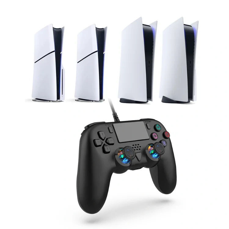Best Seller Console controller with Button for PS5/Slim Continuous Six-axis Console Universal Wired Controller