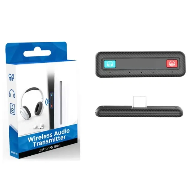 Best Seller Wireless Adapter for PS5 Audio Adapter for PS5 Slim Console Mini Receiver 5.0 Wireless Headset Adapter