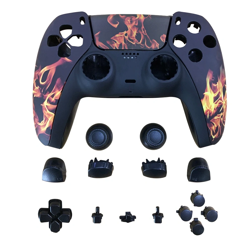 Full Housing Shell Case Button Kit For PS5 Wireless Controller Cover For PlayStation 5 Controller Shell Other Game Accessories