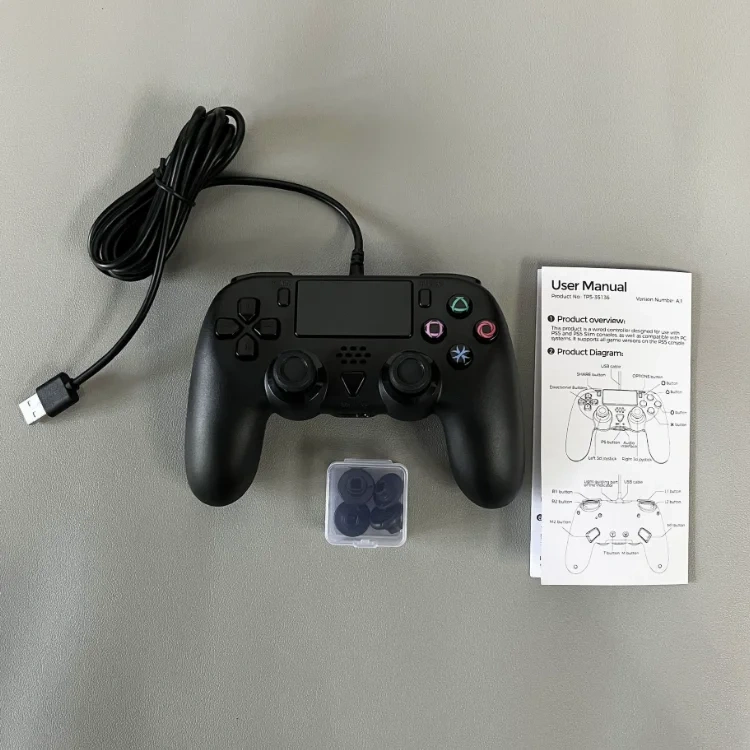 Best Seller Console controller with Button for PS5/Slim Continuous Six-axis Console Universal Wired Controller