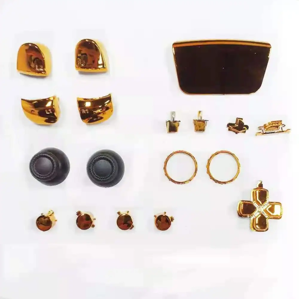 Parts Full Set Button For Ps5 Controller Glossy Plating Button For Ps5 Controller Game Accessories