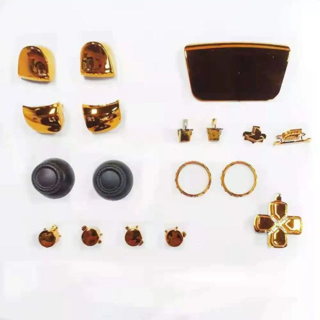 Parts Full Set Button For Ps5 Controller Glossy Plating Button For Ps5 Controller Game Accessories