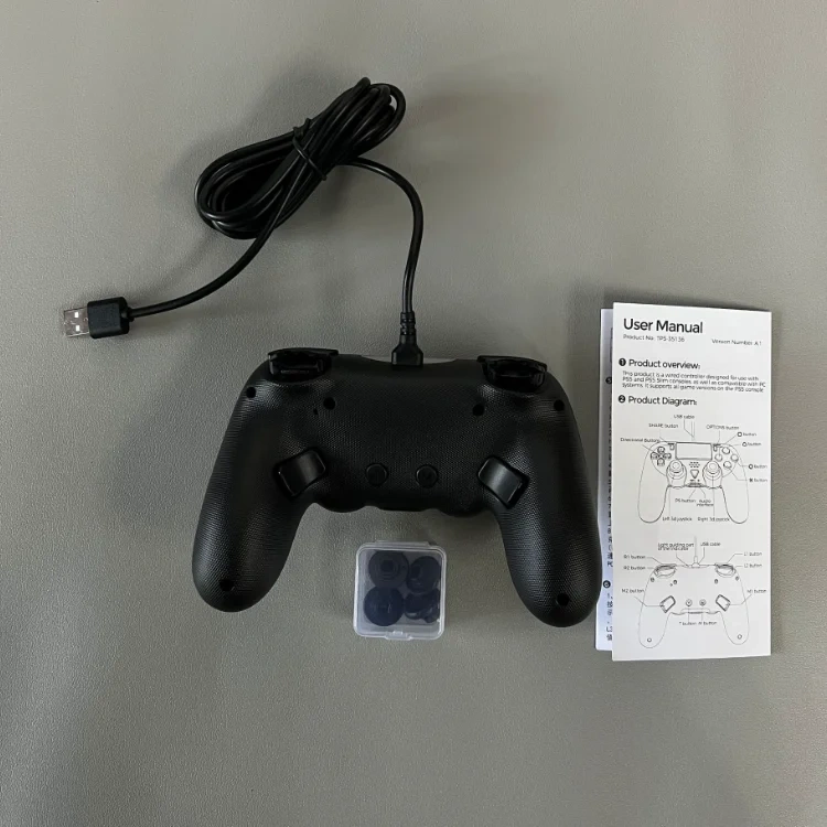 Best Seller Console controller with Button for PS5/Slim Continuous Six-axis Console Universal Wired Controller