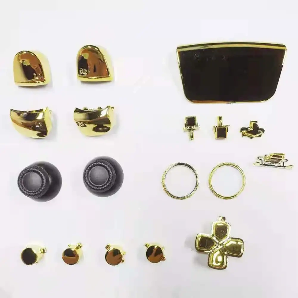 Parts Full Set Button For Ps5 Controller Glossy Plating Button For Ps5 Controller Game Accessories