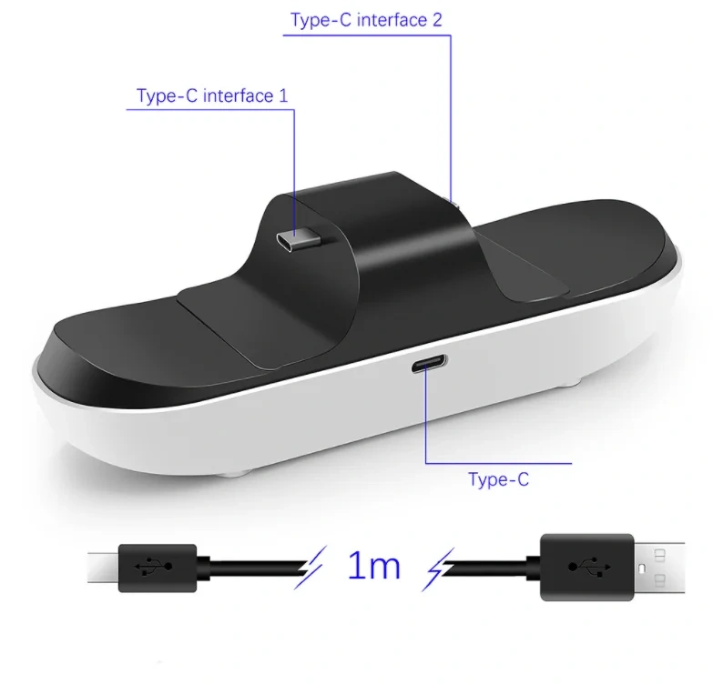 Charging Dock For Ps5 Controller Gamepad Charging Stand Dual Base Station For PS5 Game Accessories Charger Station Dock