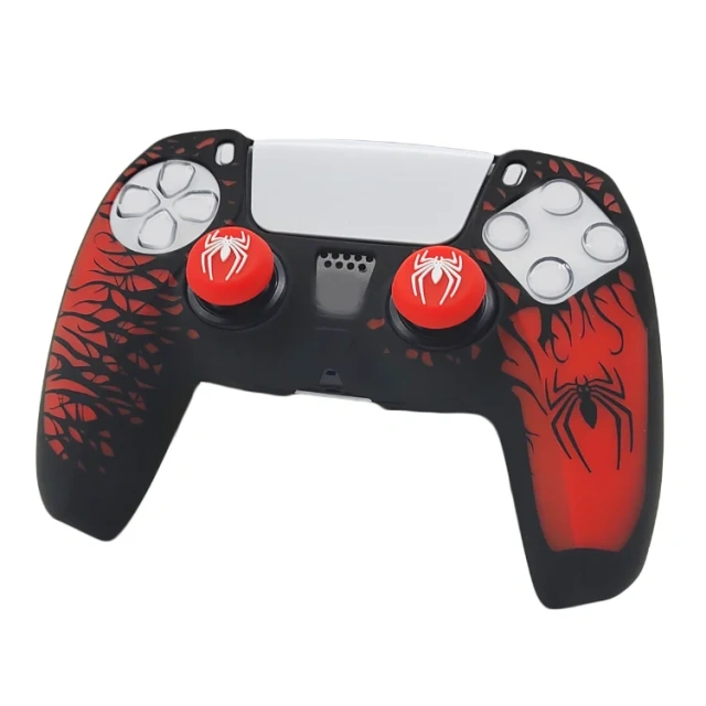 Protective Skin Case for Play station 5 for PS5 Controller Cover Skin Silicone Case Grips with Joystick Caps