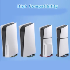 RGB PS5 Vertical Stand Mount Dock Holder Base For Playstation 5 Disc and Digital Edition PS5 Slim Console Bracket Storage Stand