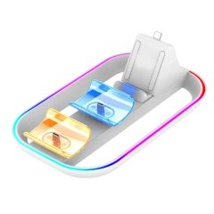three in one charging base for PS Portal handheld charging for ps5  game controller dual seat charging