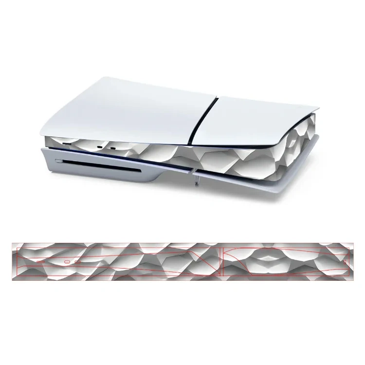Host Middle Strip Sticker side strip sticker for PS5 SLIM color sticker anti scratch film