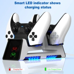 Multi-functional Charging Stand Dock For PS5/Edge Controller Charger For PS VR2 Controller Earphone Helmet Storage Stand