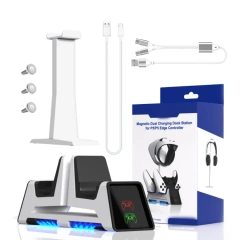 Multi-functional Charging Stand Dock For PS5/Edge Controller Charger For PS VR2 Controller Earphone Helmet Storage Stand