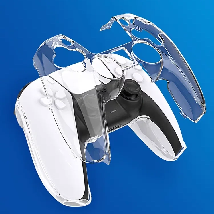 second-generation PC transparent controller crystal case for ps5 wireless controller protective cover