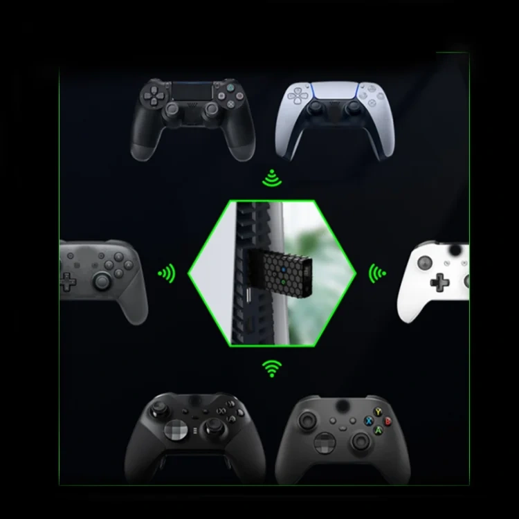 PS5 Controller Converter PS4  Adapter Wireless Receiver Xbox one s/Series X Controller Wireless Converter Nintendo Switch Adapter