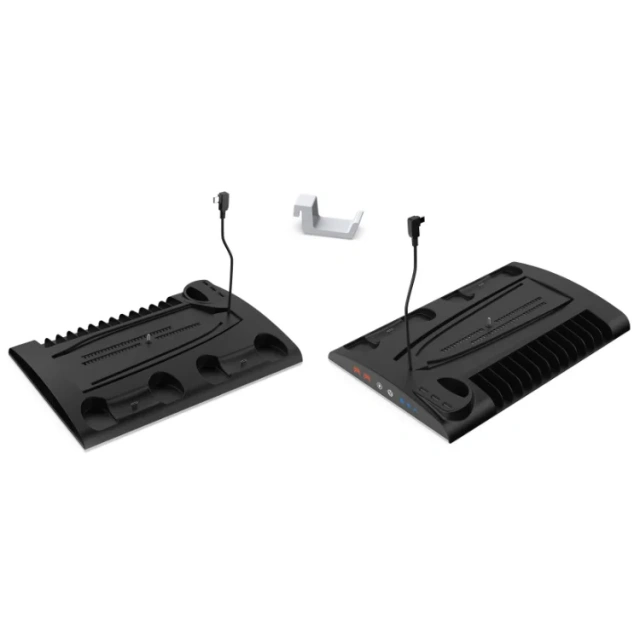 controller console dual seat charging headphone storage stand bracket for ps5/ps5 slim multifunctional bracket