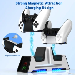 Multi-functional Charging Stand Dock For PS5/Edge Controller Charger For PS VR2 Controller Earphone Helmet Storage Stand