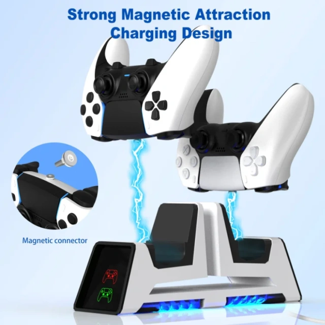 Multi-functional Charging Stand Dock For PS5/Edge Controller Charger For PS VR2 Controller Earphone Helmet Storage Stand