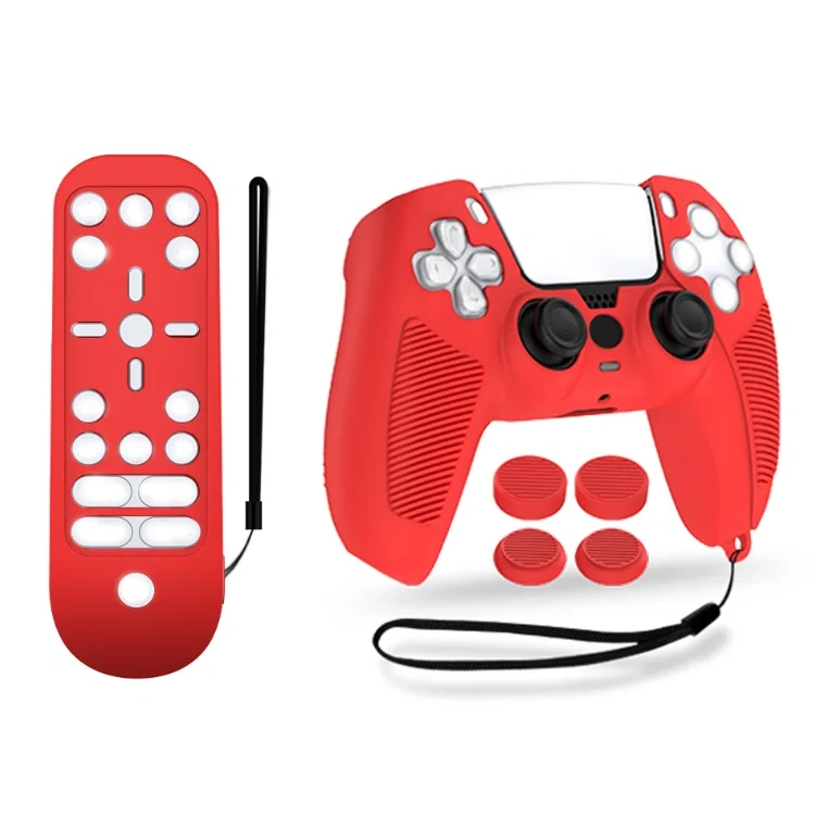 Anti-slip Gamepad Protective Silicone Case Set For Playstation 5 Controller For PS5 Remote Controller