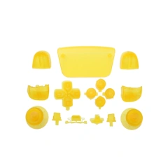 Transparent R1 L1 R2 L2 Full button set for Play station 5 for PS5 controller clear joystick buttons mod set button