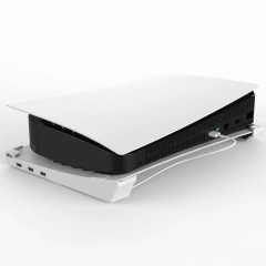 Horizontal Storage Racks For PS5 Drive/Digital With 4 USB Portable Holder For PS5 Console Horizontal Bracket Base
