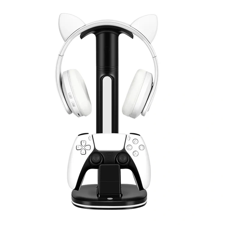 Data chable Charging Stand With Headphone Display Bracket For PS5 Controller Charger Charging Stations