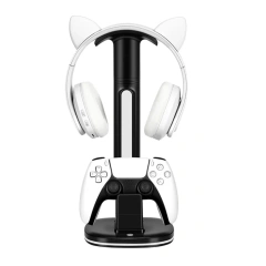 Data chable Charging Stand With Headphone Display Bracket For PS5 Controller Charger Charging Stations