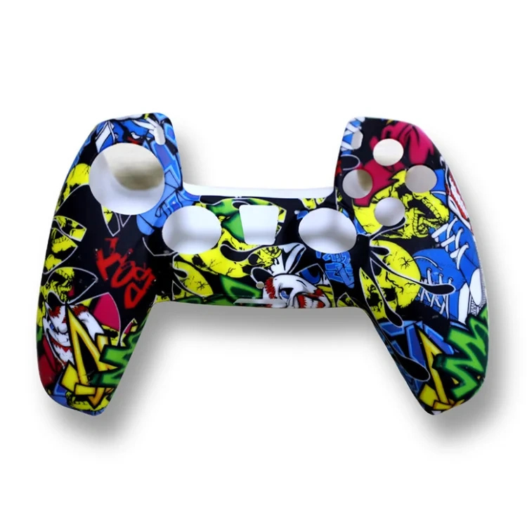 Camouflage Case Cover for PS5  Game Controller Handle Sleeve  Silicone Protective Case