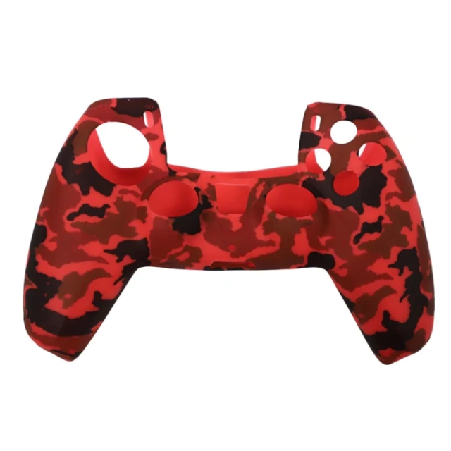 Camouflage Case Cover for PS5  Game Controller Handle Sleeve  Silicone Protective Case