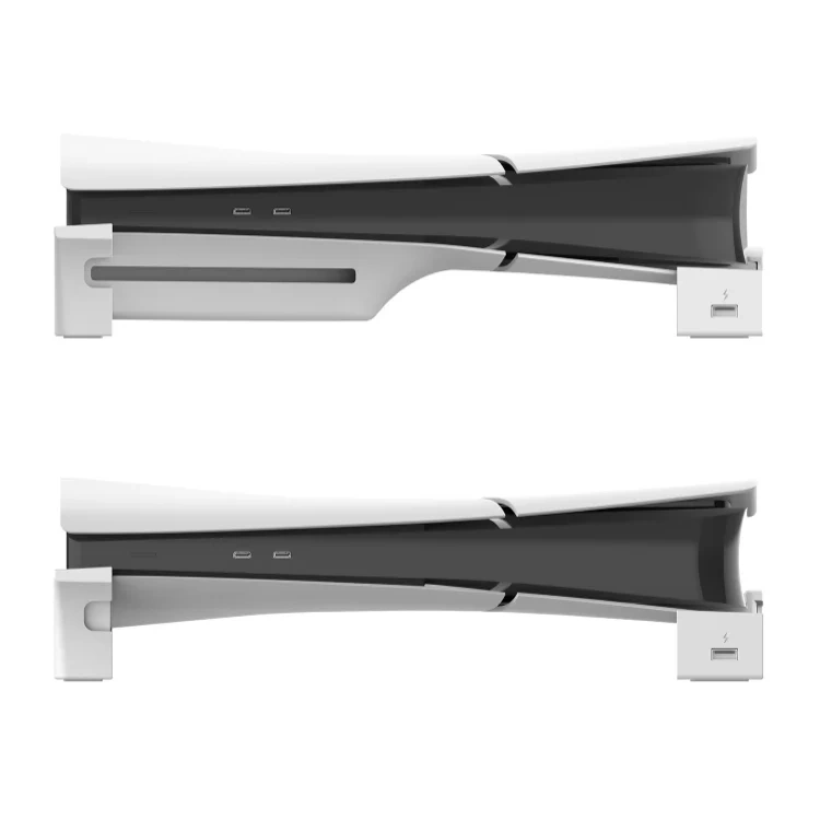 ps5 Stand Console Feet For PS5 Slim Disc & Digital Console Horizontal Accessories Stand Holder with 4 USB Ports Bracket