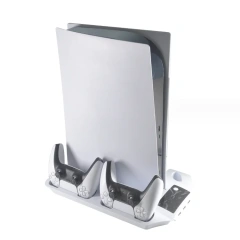 Multifunction Chargers Dual Gamepad Cooling Charging Station Game Disc Storage Holders Racks For PS5 Console Chargers