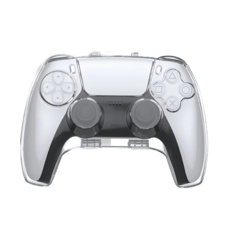 Transparent Crystal Case Magnetic Protective Shell Cover for PS5 Controller Protector Cover Clear Case