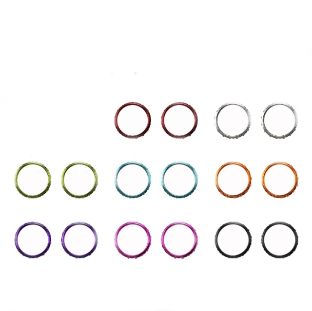 Thumb Stick Trim Accent Rings for Playstation 5 For PS5 Controller Parts 3D Joystick Thumbstick Accent Rings