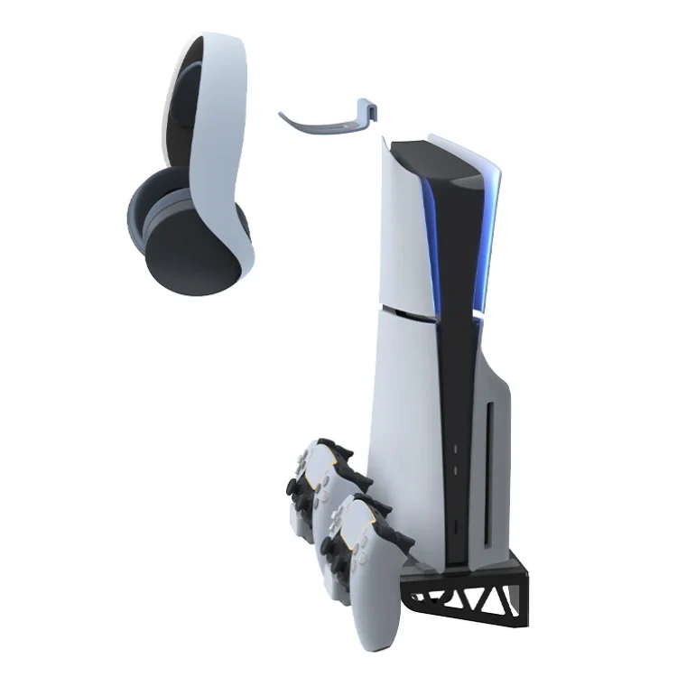charging host wall bracket headphone hanger for PS5 slim Host wall storage bracket handle