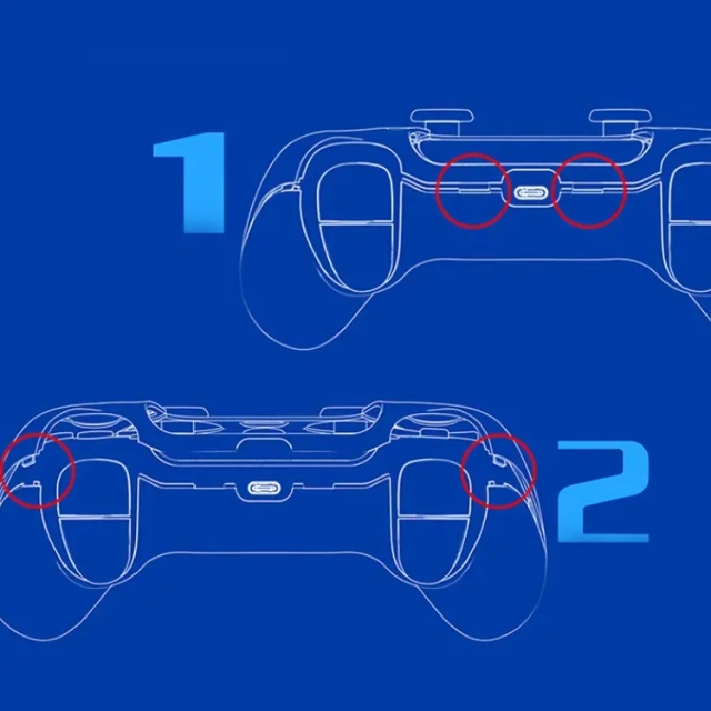 Wireless Controller Protective Cover For Ps5 Second-Generation Pc Transparent Controller Crystal Case
