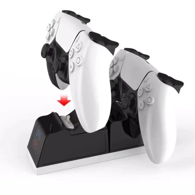 Dual Gamepad Charging Dock For Playstation 5 Controller Charging Stations For PS5 Joysticks Charger