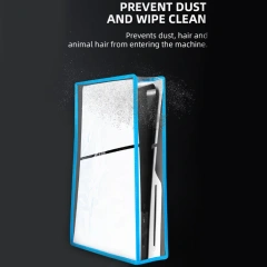 Dust Cover for PS5 Slim Digital ps5 Disc Edition Console Dustproof Protective Cover