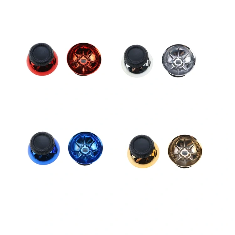 Analog Stick Plating Thumbstick For PS5 Controller Thumbstick Mushroom Joystick Thumb Grip Rocker Cap