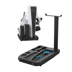 Charger Stand with Cooling Fan For PS5 DE UHD Console Controller Charging Station Playstation 5 Storage Rack Base