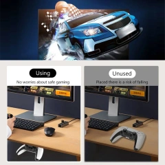 Portable Controller Handle Bracket for PS5 for PS4 Game Console Hanging Storage Rack Holder Stand