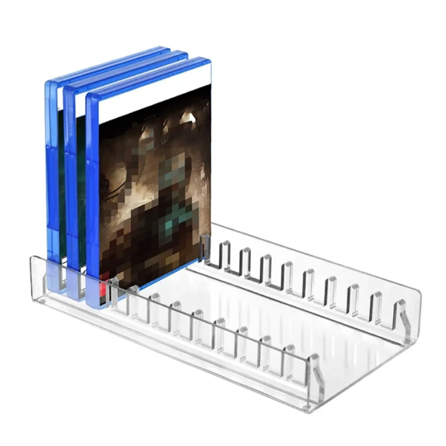 12 Games Stand Mount Holder Display Stand For Play station 4 5 for PS4/PS5 Game Holder Storage Bracket
