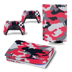 Camouflage Decal Cover Skin Sticker For Play station 5 for PS5 Console + 2 Controller Skin Vinyl Full Cover Decal Sticker Cove
