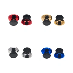 Analog Stick Plating Thumbstick For PS5 Controller Thumbstick Mushroom Joystick Thumb Grip Rocker Cap