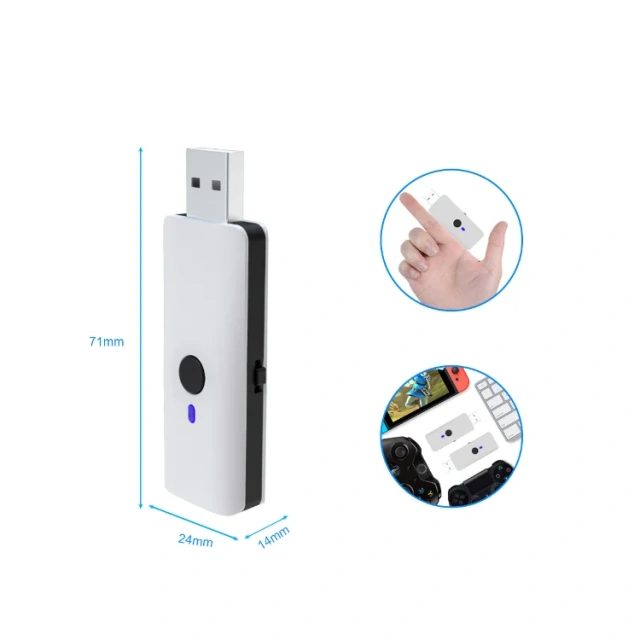 Converter Wired Wireless Controller Adapter For PS5/PS4/Nintendo Switch/PC/PS3 Controller Converter Adapter