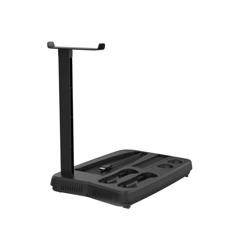 Charger Stand with Cooling Fan For PS5 DE UHD Console Controller Charging Station Playstation 5 Storage Rack Base