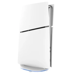 LED Vertical Stand Holder Station for PS5 Slim Game Console White Holder Mount Base Stand