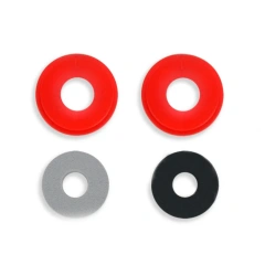 4x Aim Assist Thumbstick Rings Protective Joystick for Xbox One/Series X/S/PS5/PS4 Controller Joystick Sponge and Silicone Rings